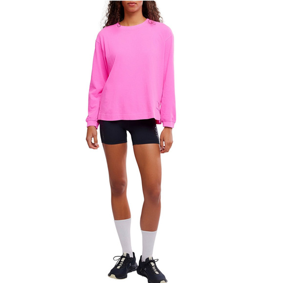 NWT Free people movement hustle layer top fuchsia flirt extra small - Picture 7 of 8